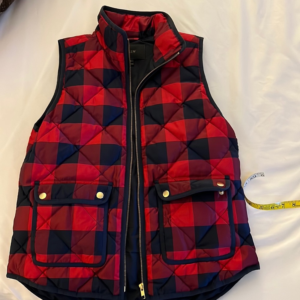 J crew puffer vest.